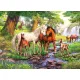 Ravensburger puzzel 300 stukjes Wilde paarden bij de rivier